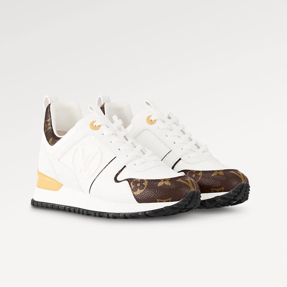 Brown and white Louis Vuitton sneaker - Picture 1 of 4